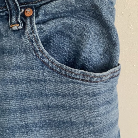 American Eagle Outfitters Blue Straight Jeans Medium Wash - Picture 7 of 12